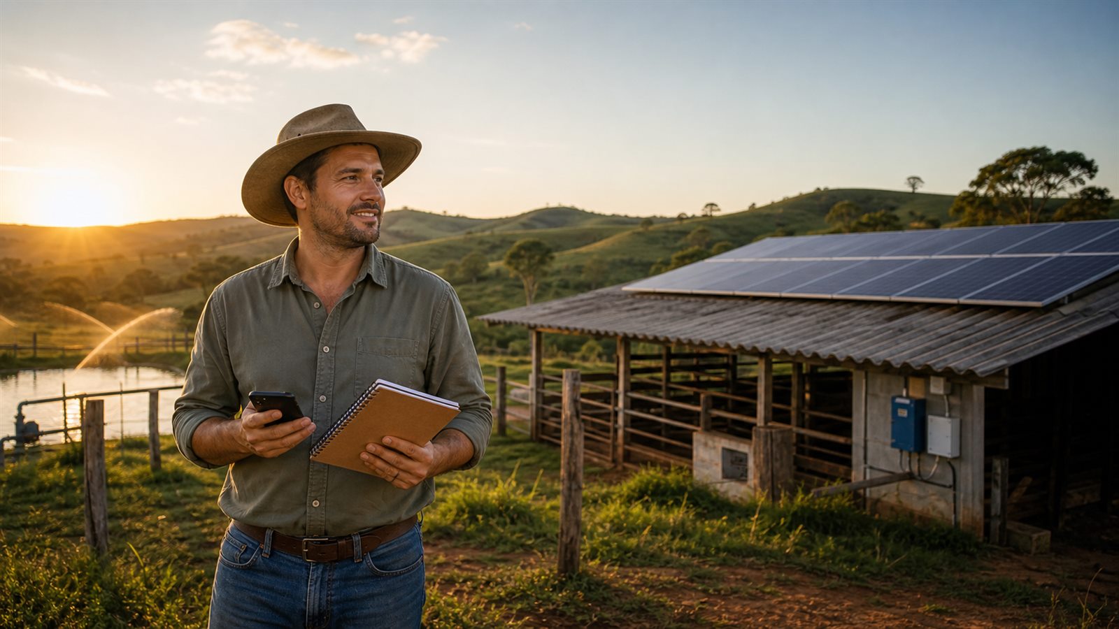 Energia solar rural para sitios, fazendas e propriedades produtivas